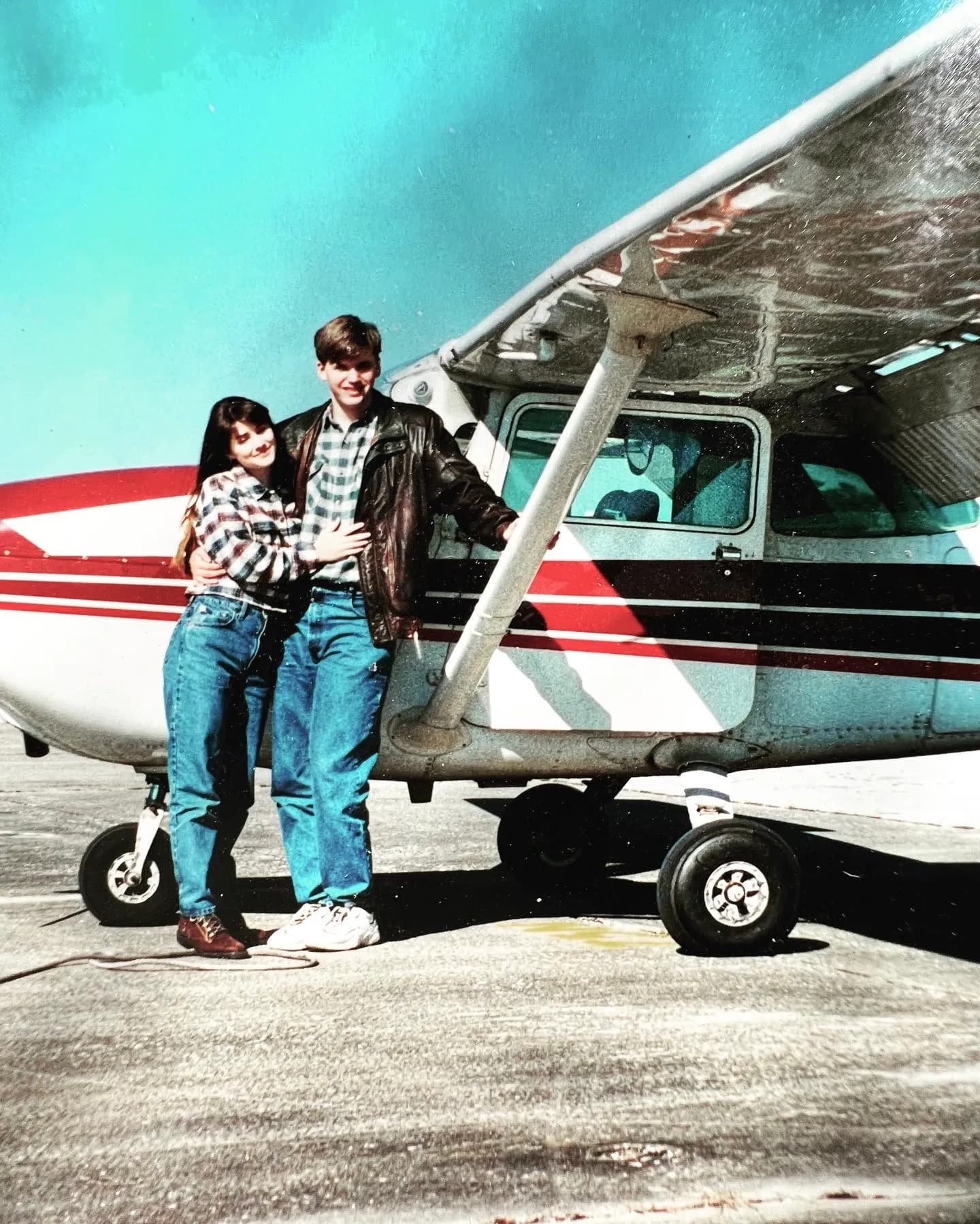 Young Sarah and Josh