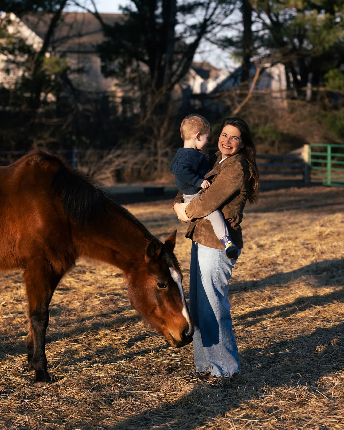 Sarah Brown with horse